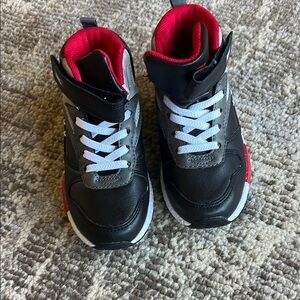 Primigi Black and Red High-Top Sneakers